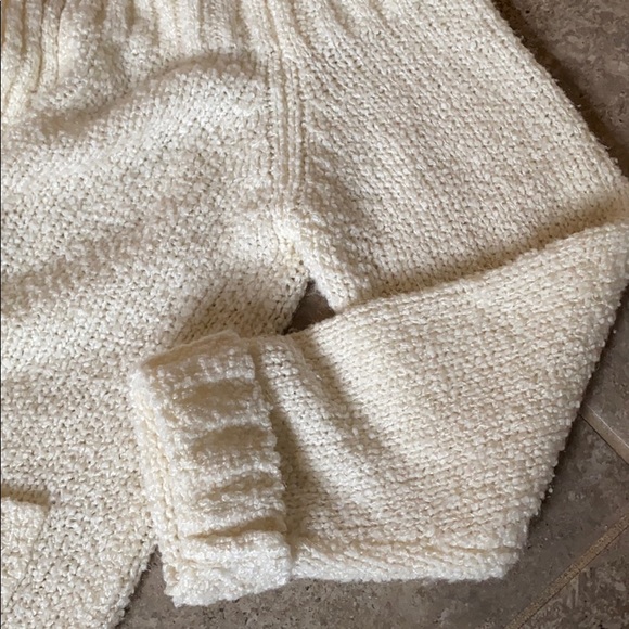 VINTAGE cream open nubby cardigan soft chunky boucle - Picture 9 of 10